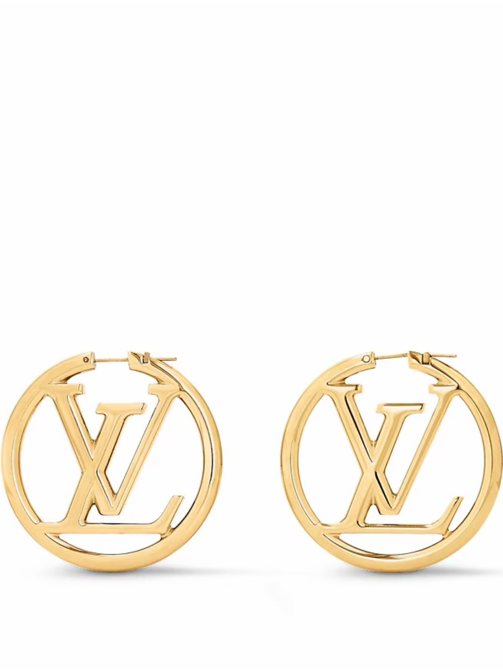 Louis Vuitton hoop earrings